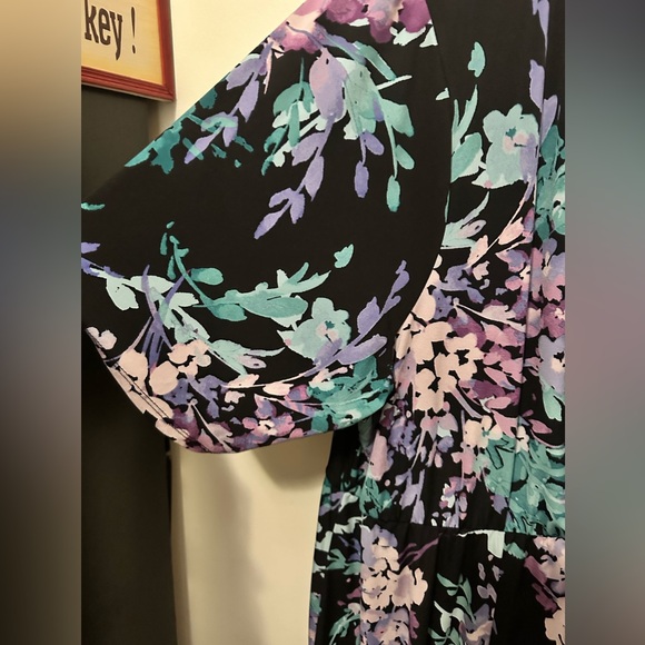 Torrid Midi Studio knit ruched front dress size 4 - Picture 7 of 9